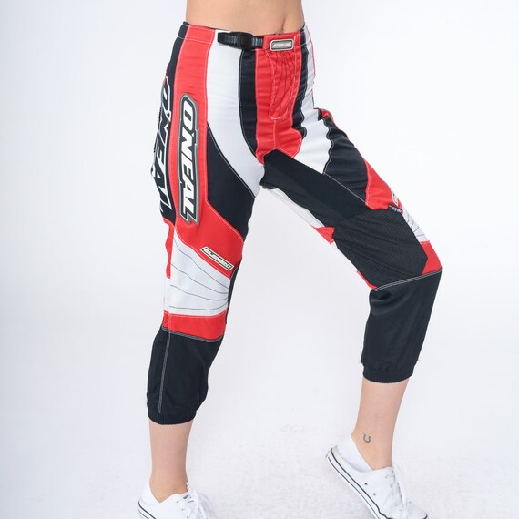 O'Neal Motocross Pants Y2K Dirt Bike Racing Red B… - image 5