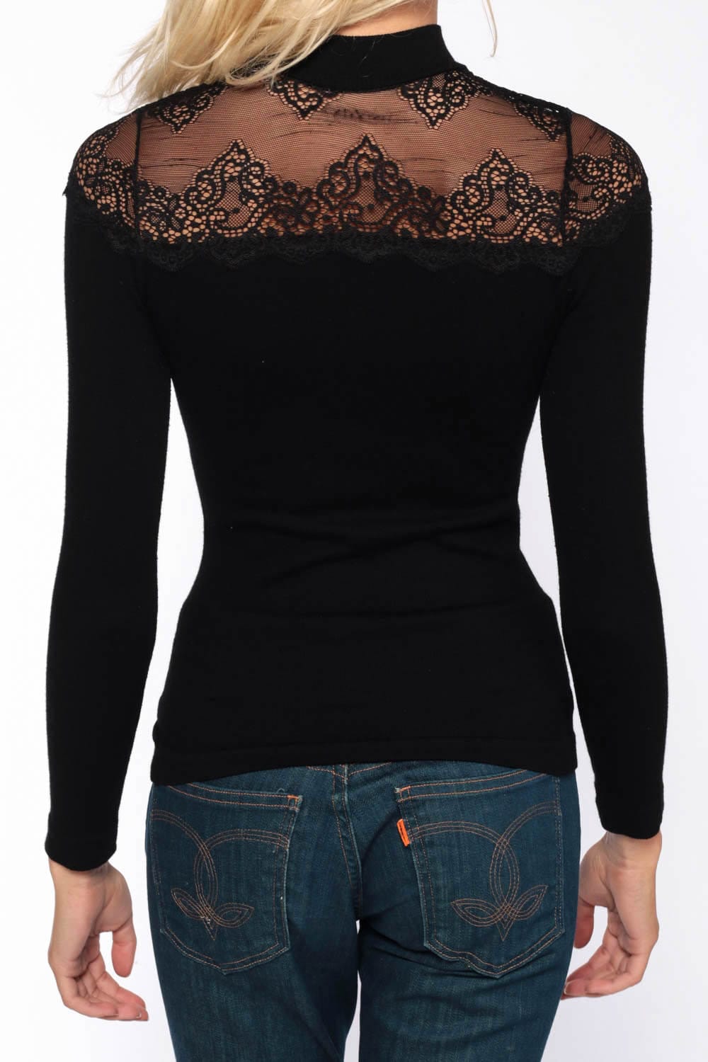 black lace for blouse