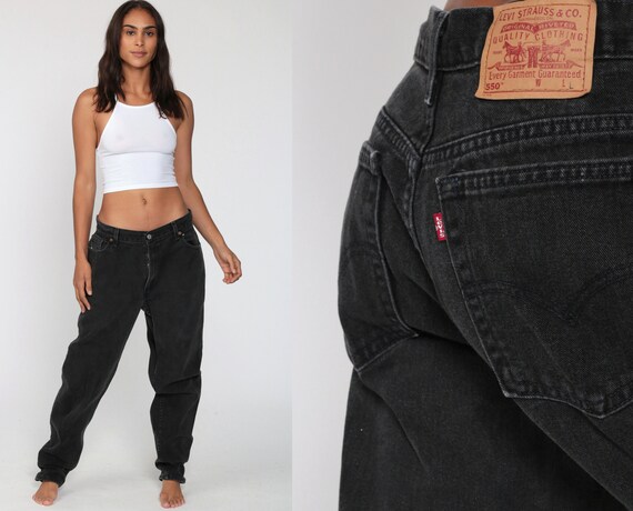levis 550 black jeans