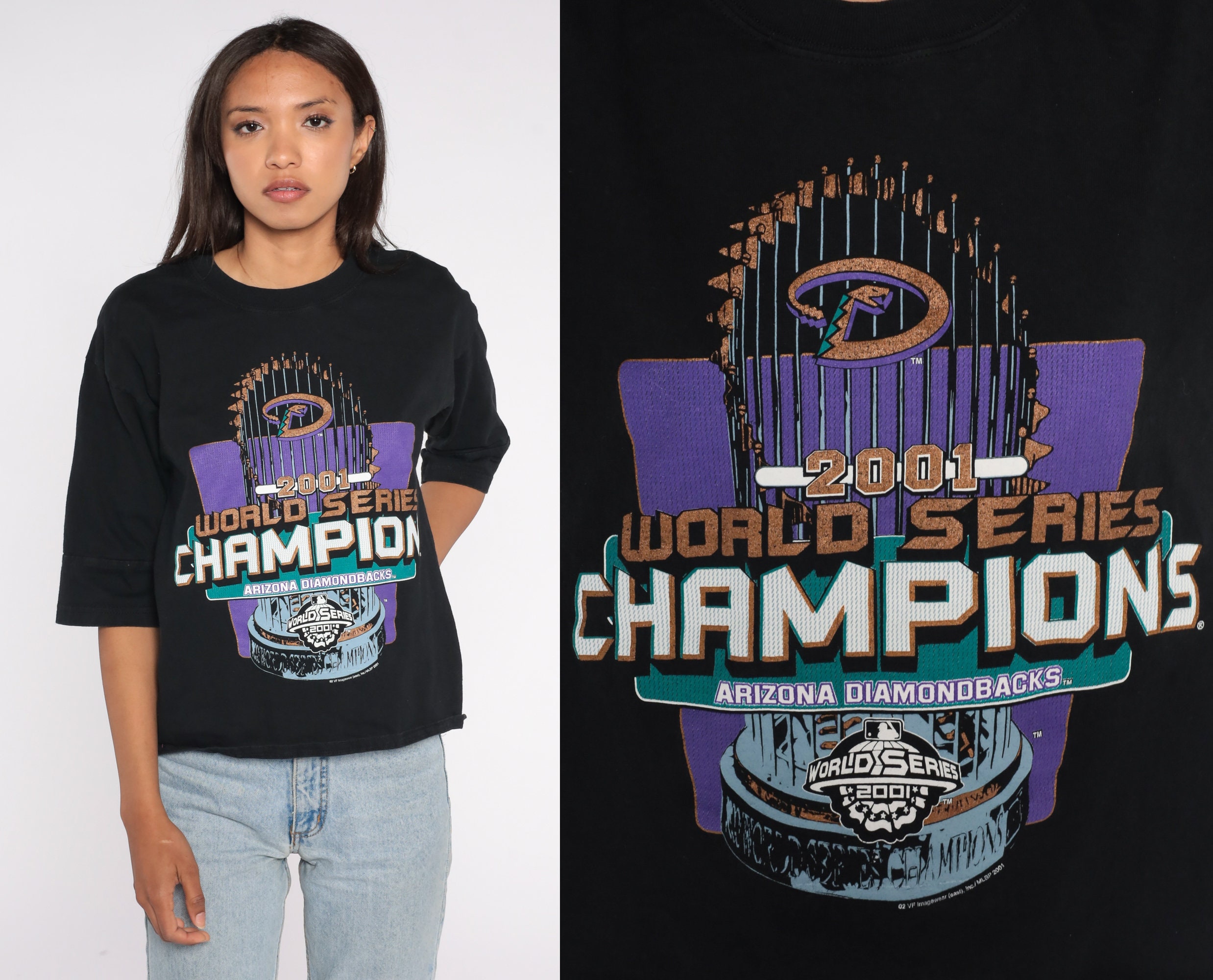 Arizona Diamondbacks Shirt Y2K Baseball T-shirt 2001 World 