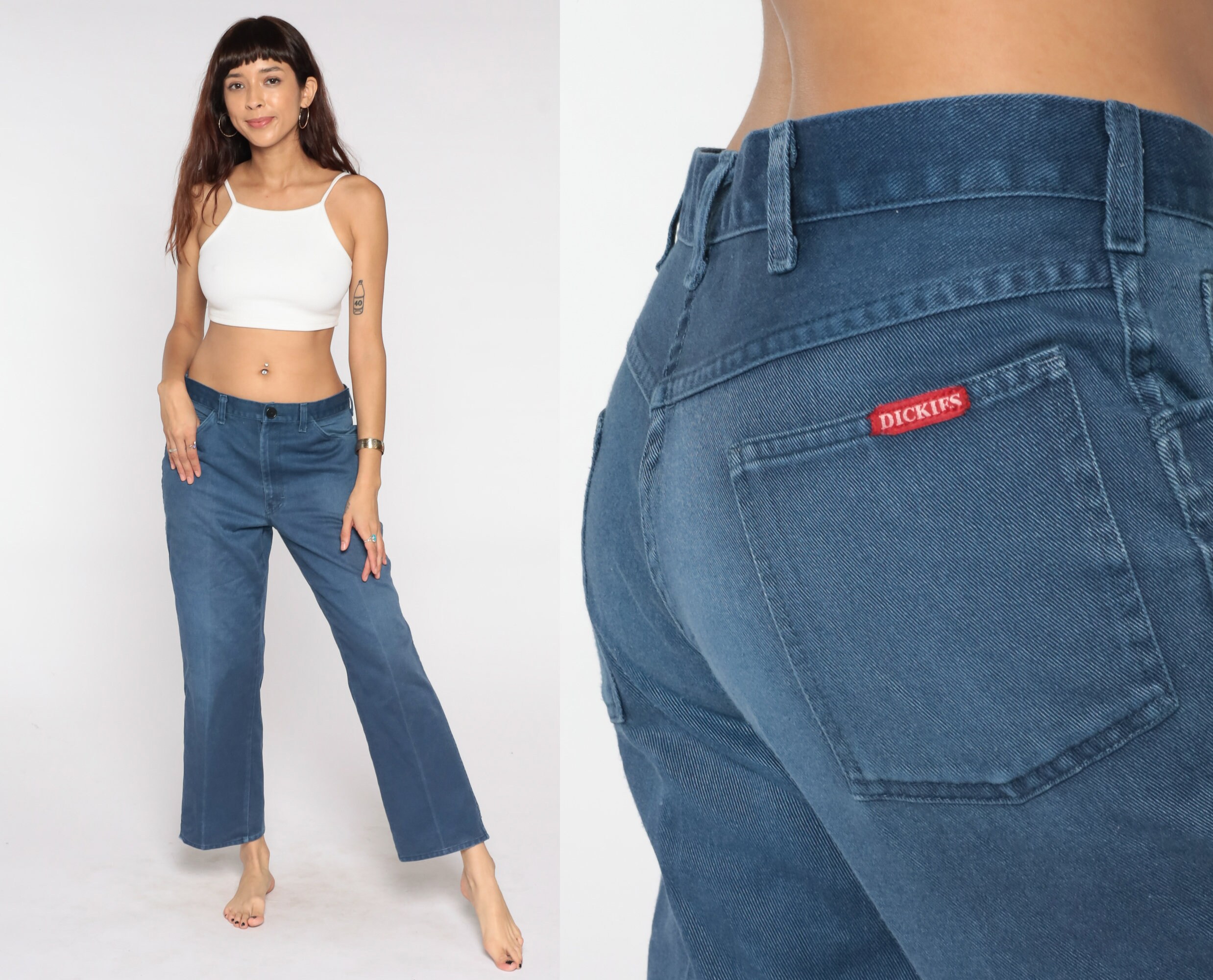 Blue Dickies Pants Workwear Work 90s Pants Jeans Cargo Work - Etsy
