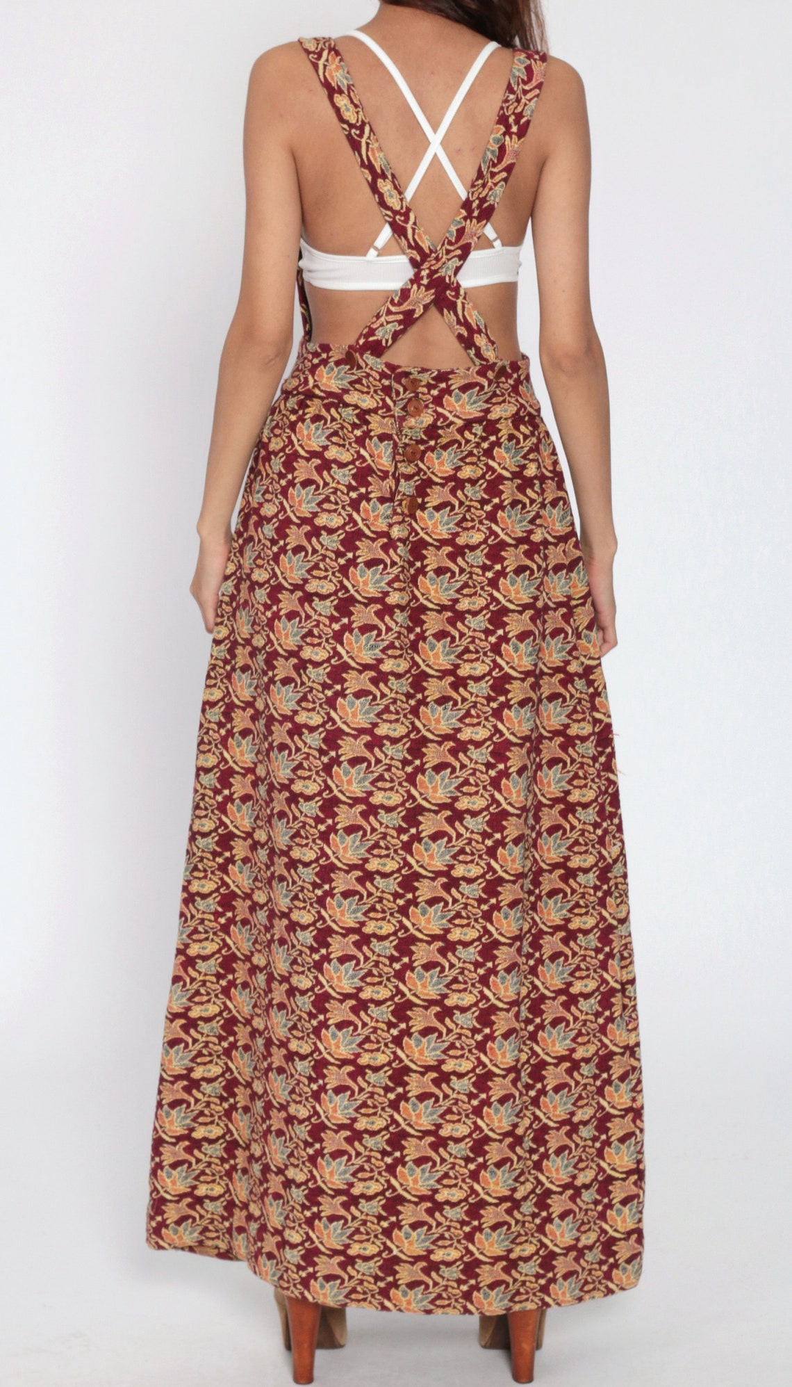 80s overall dress