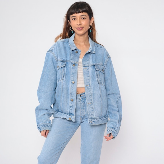 90s Calvin Klein Jean Jacket Vintage Denim Jacket… - image 2