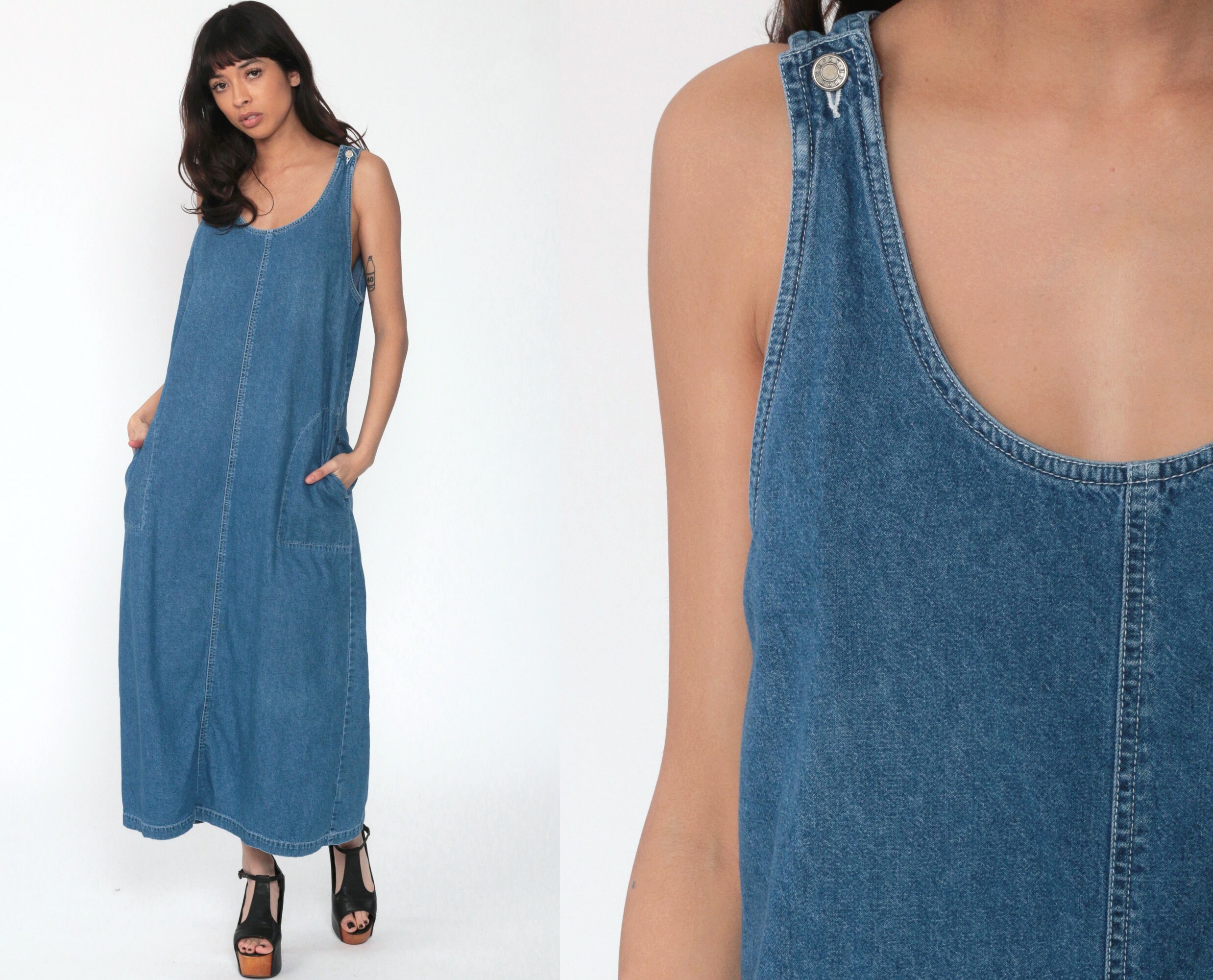 jean dress jumper