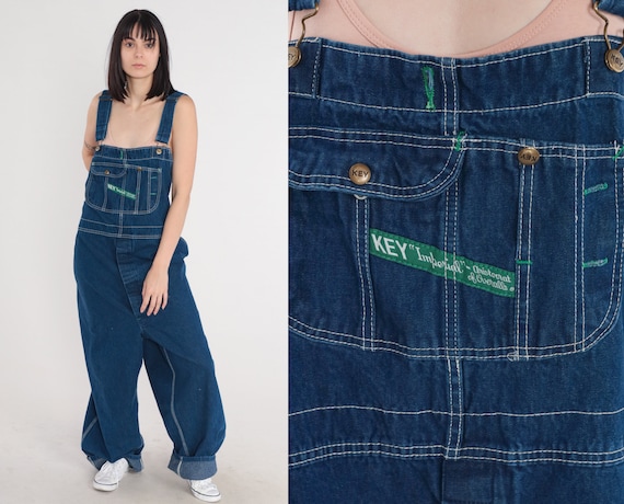 90's hot sale jean overalls