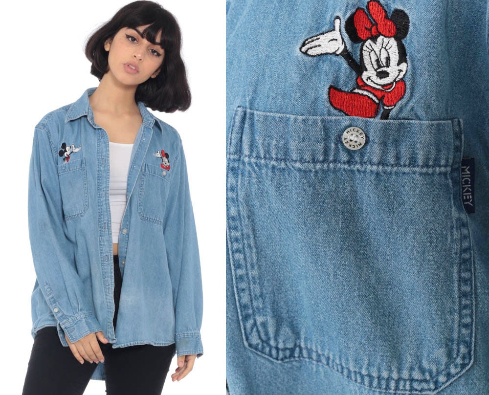 disney jean shirt