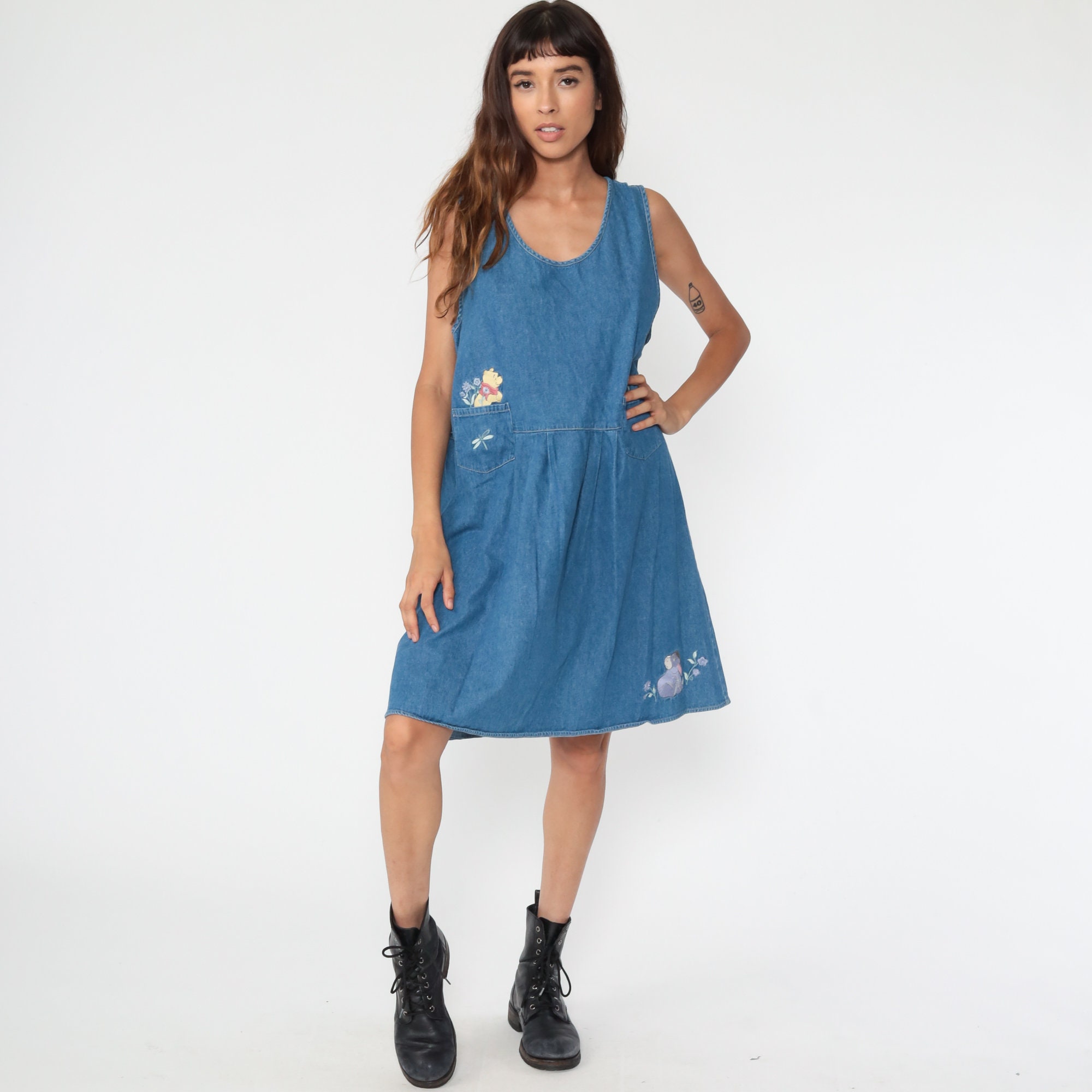 winnie the pooh overall dress