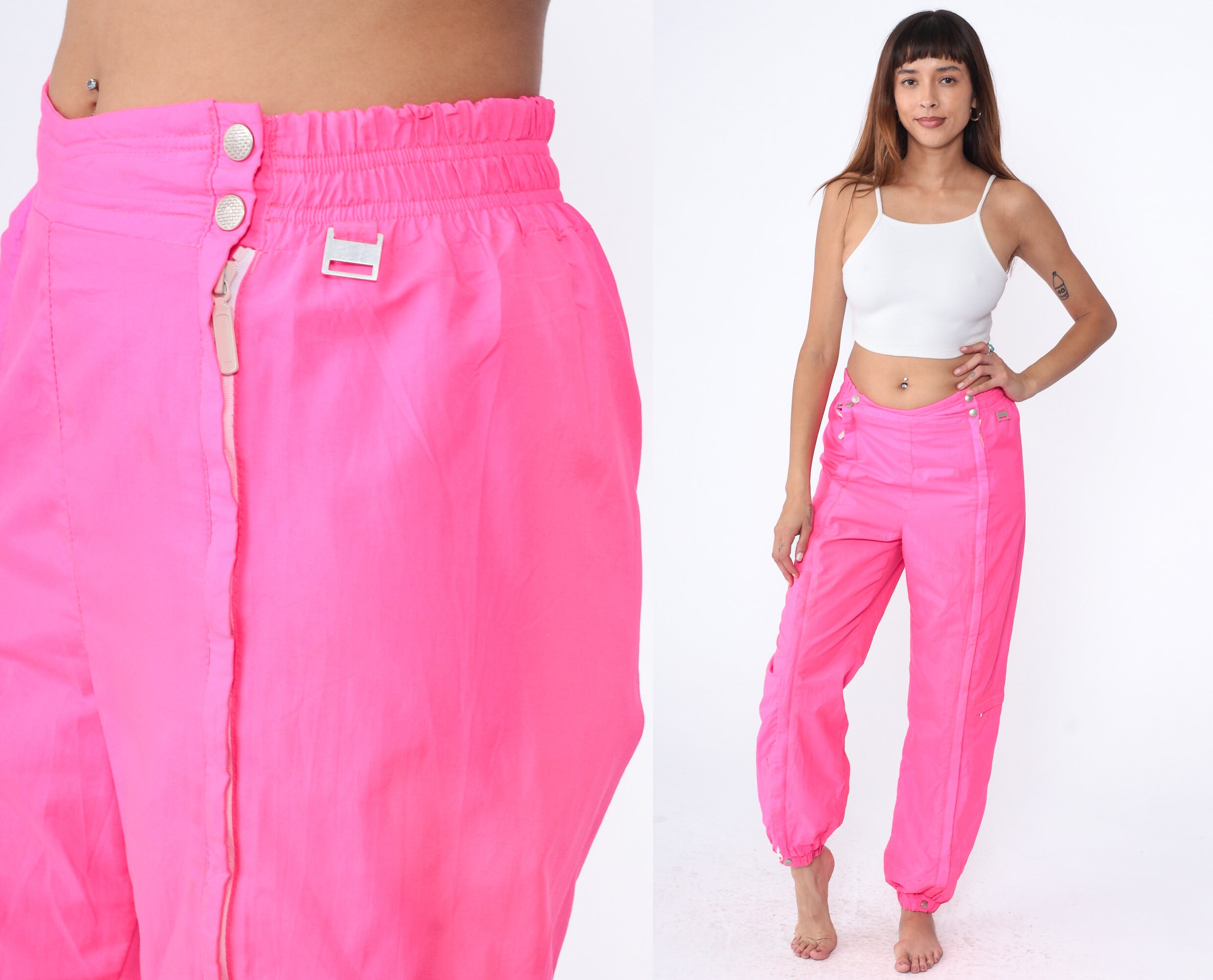 Women's nylon warm up pants deals