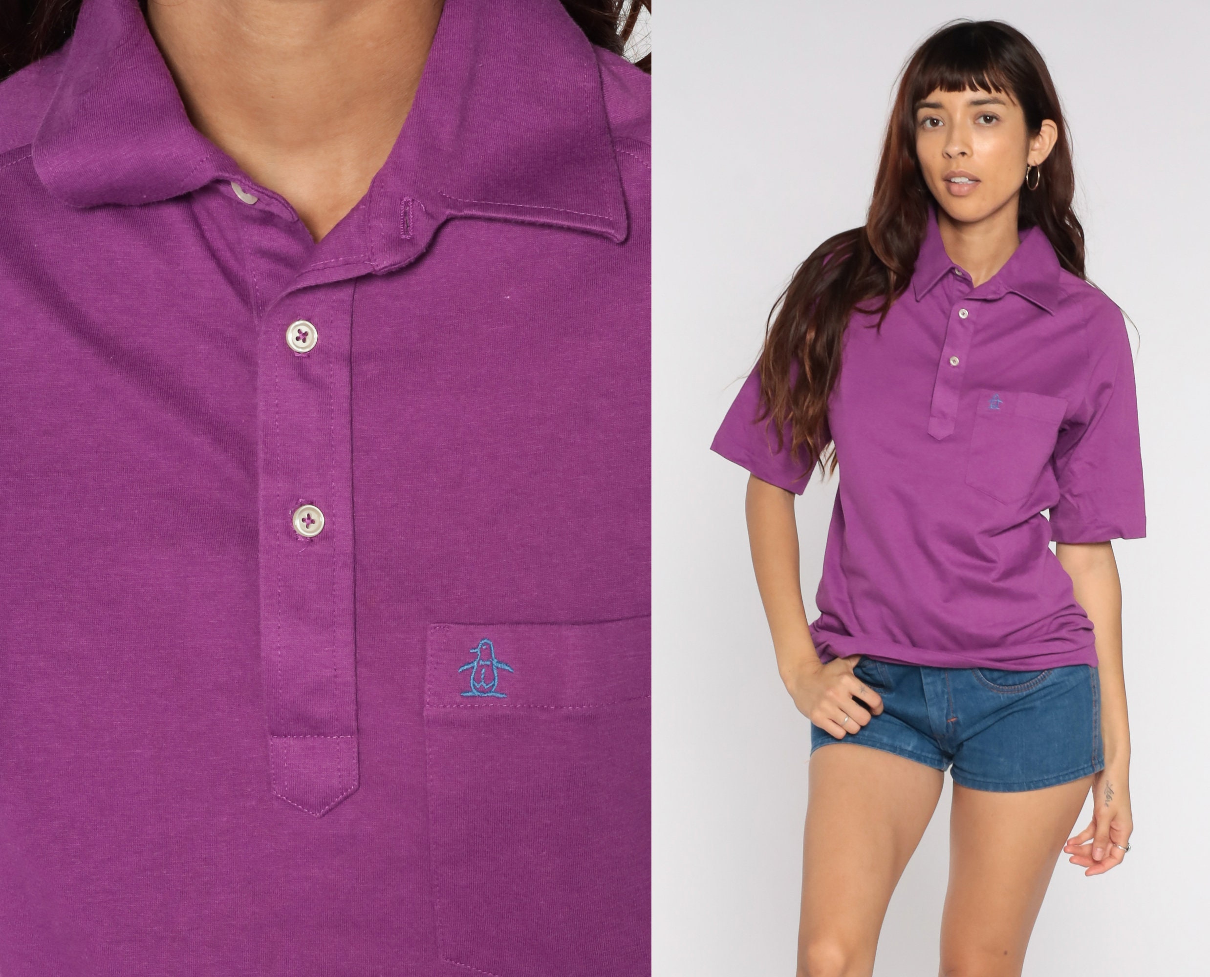 Vintage 70s 80s GRAND SLAM Munsingwear Polo Shirt Medium