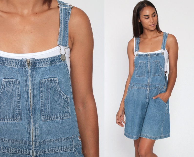 90s baggy overalls