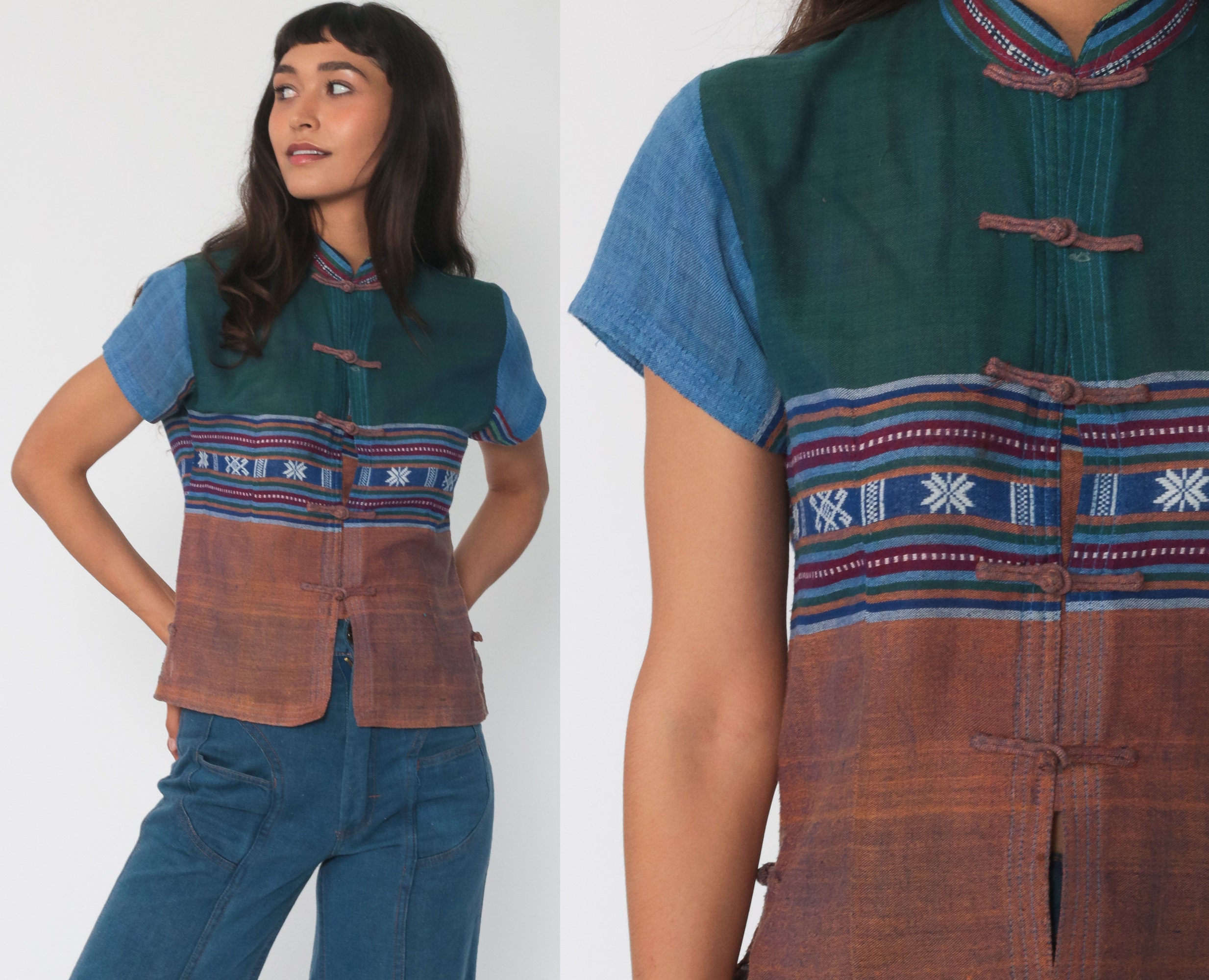 boho button up shirt