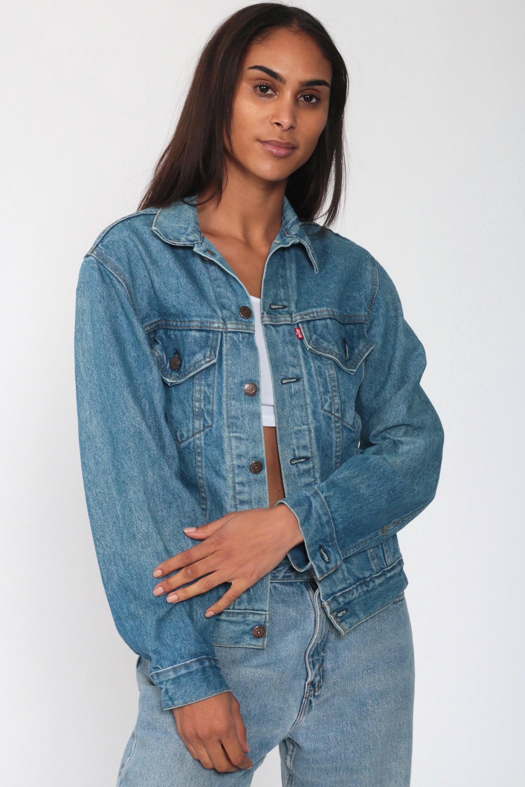 levis jean jacket with fur