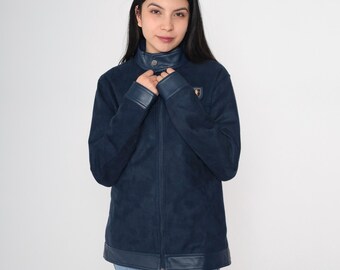 Vintage Faux Suede Jacket Collezioni Italia Jacket Zip up
