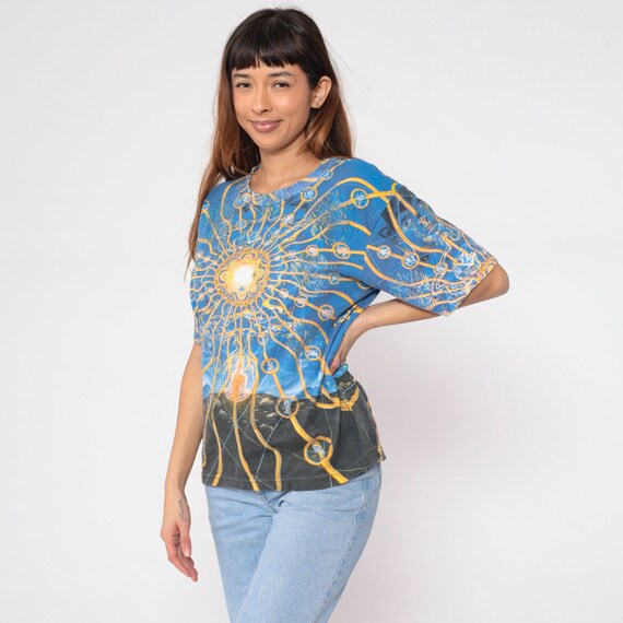 Alex Grey Art Shirt 90s Crystal Tara In Visions M… - image 3