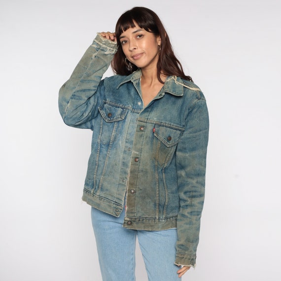 Levi's quilted best sale denim jacket