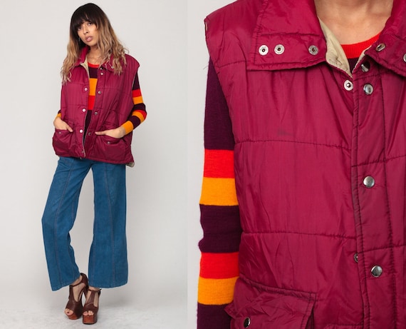 70s clearance puffer vest