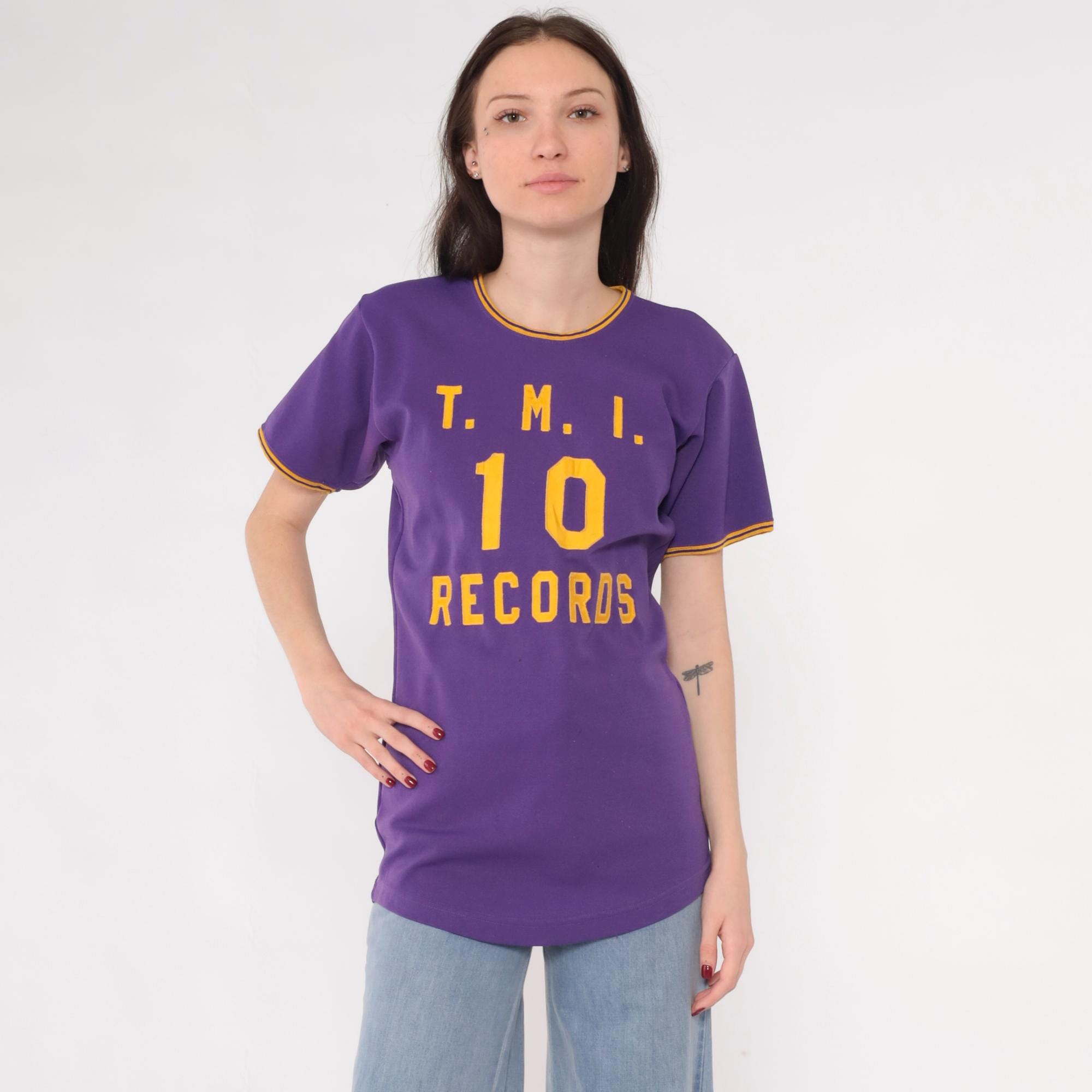Purple Ringer Shirt - Etsy Canada