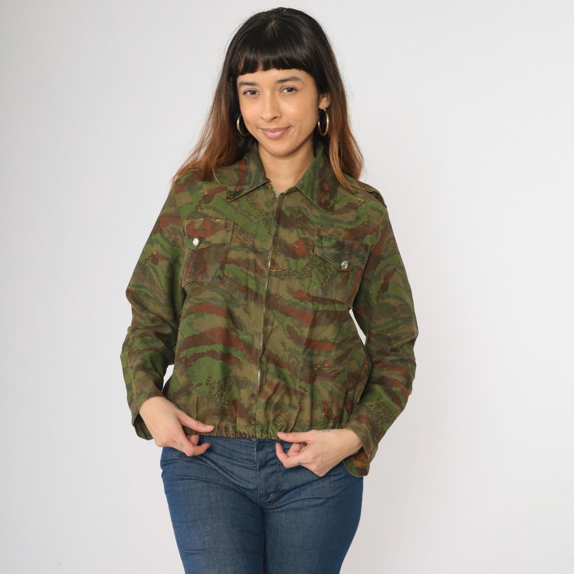 Tiger Stripe Camo Jacket Small - Etsy