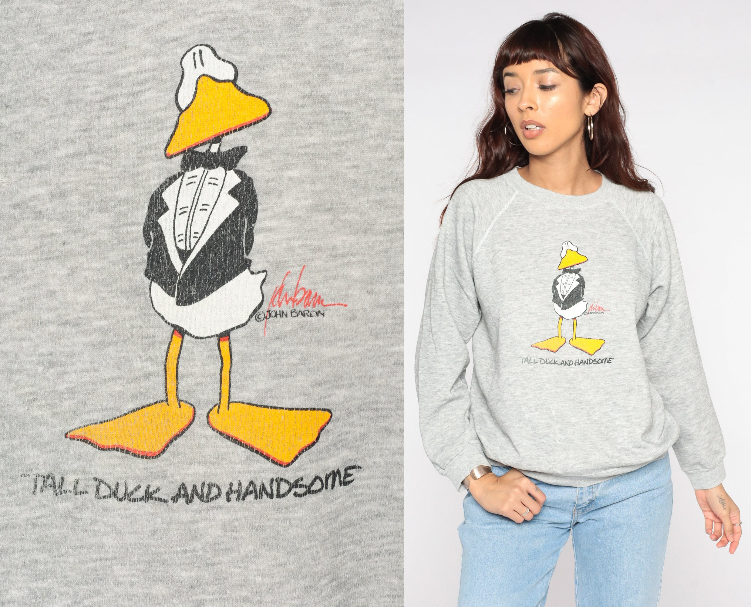 トップス 80's vintage duck comical sweat 80's vintage duck comical sweat