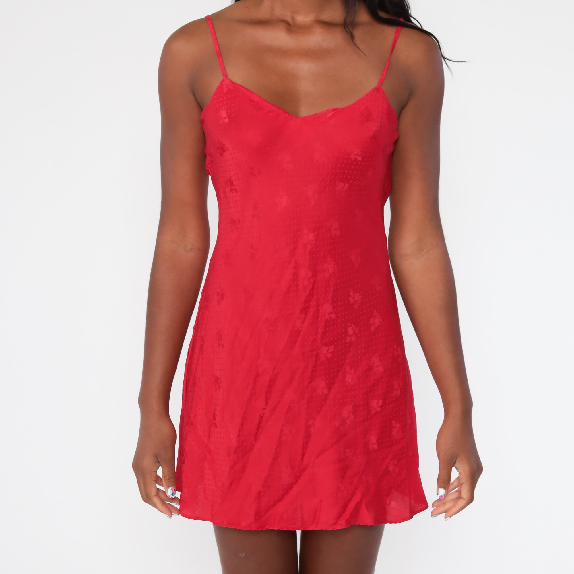 red slip for dress