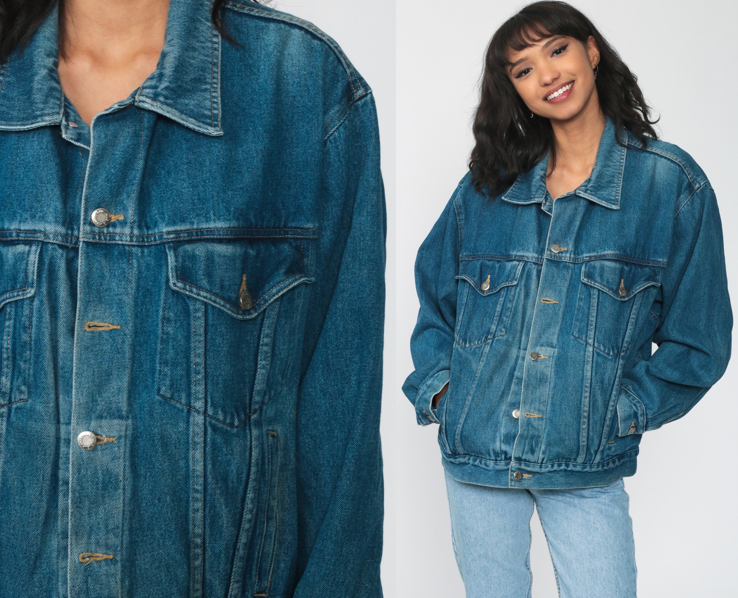 wrangler oversized denim jacket