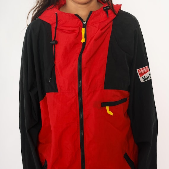 90s Marlboro Tracksuit Adventure Team Red Black Yellow Windbreaker