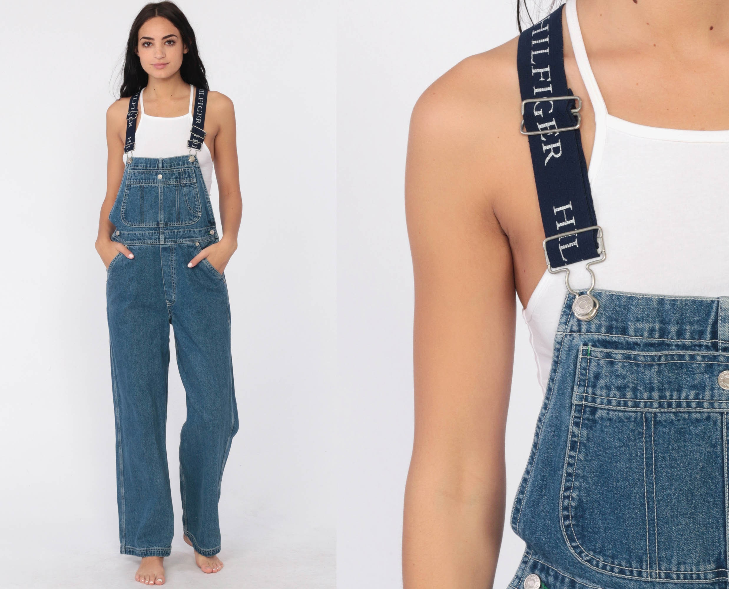 tommy hilfiger overalls 90s womens