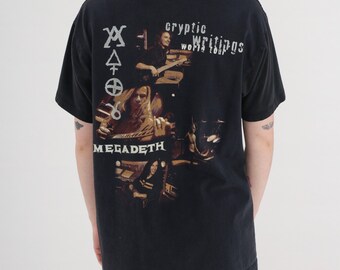Megadeth T Shirt 1997 Cryptic Writings Shirt 90s Thrash Metal