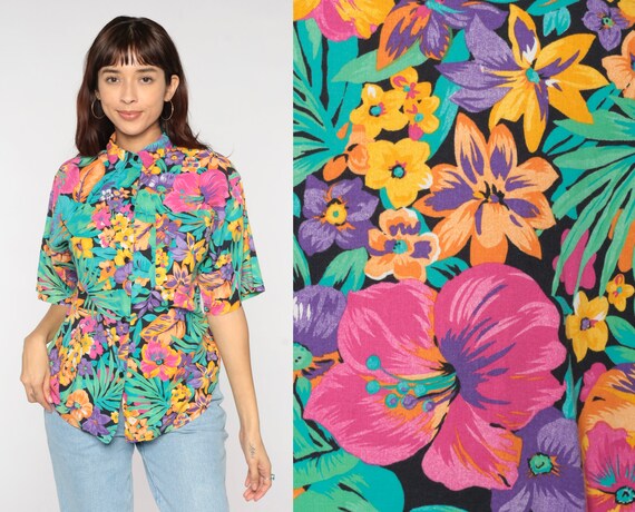 floral hawaiian print