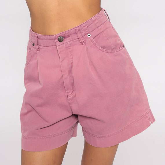 Pink Mom Shorts 90s Cotton Shorts Summer Shorts 8… - image 4