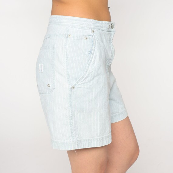 Striped Denim Shorts 90s Ralph Lauren Jean Shorts… - image 7