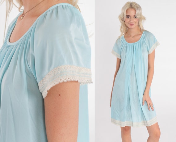 Baby blue nightie sale