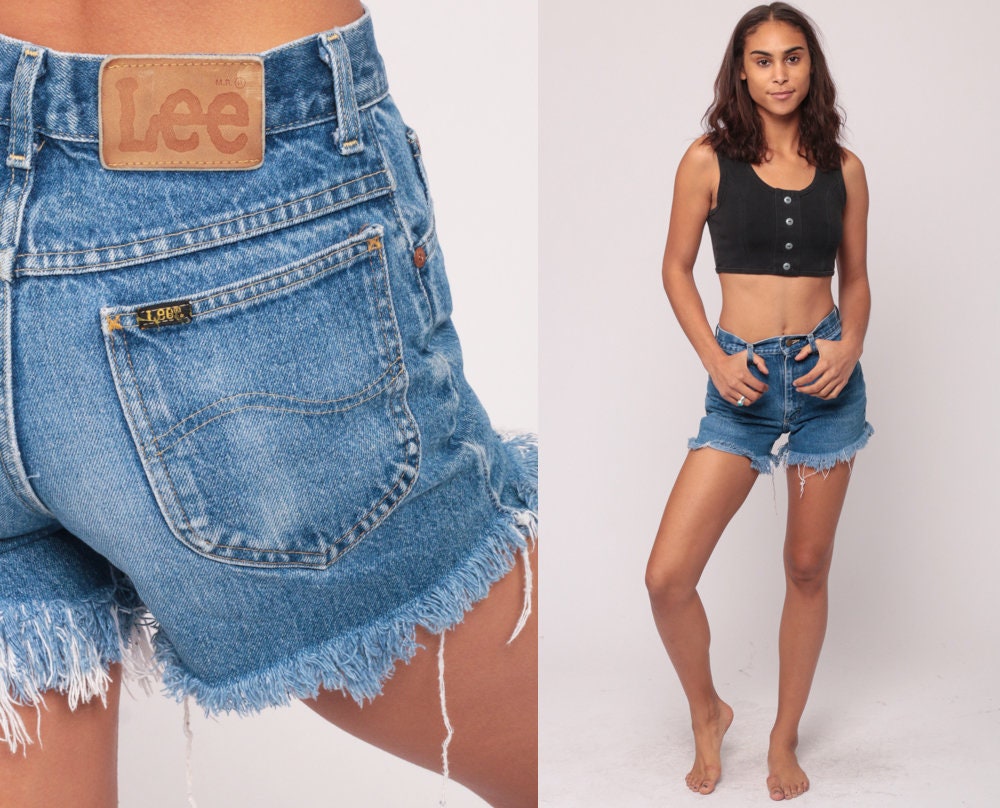 80's cut off jean shorts