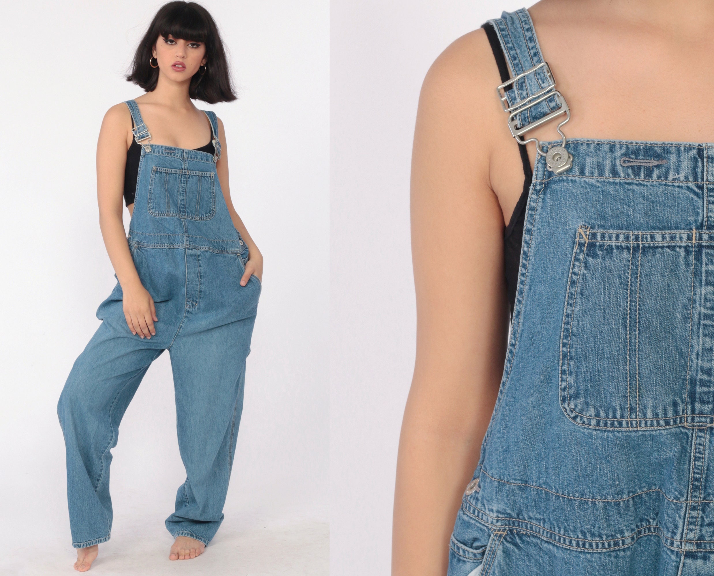 gap wide leg overalls