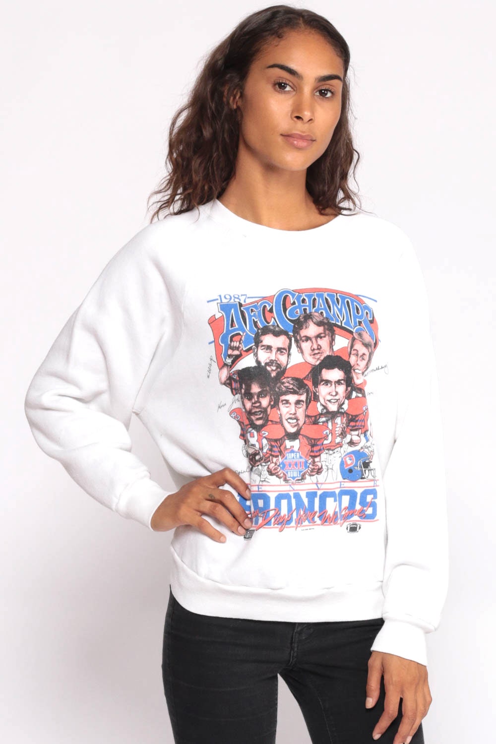 Denver Broncos Shirt Football Tshirt 80s NFL Super Bowl