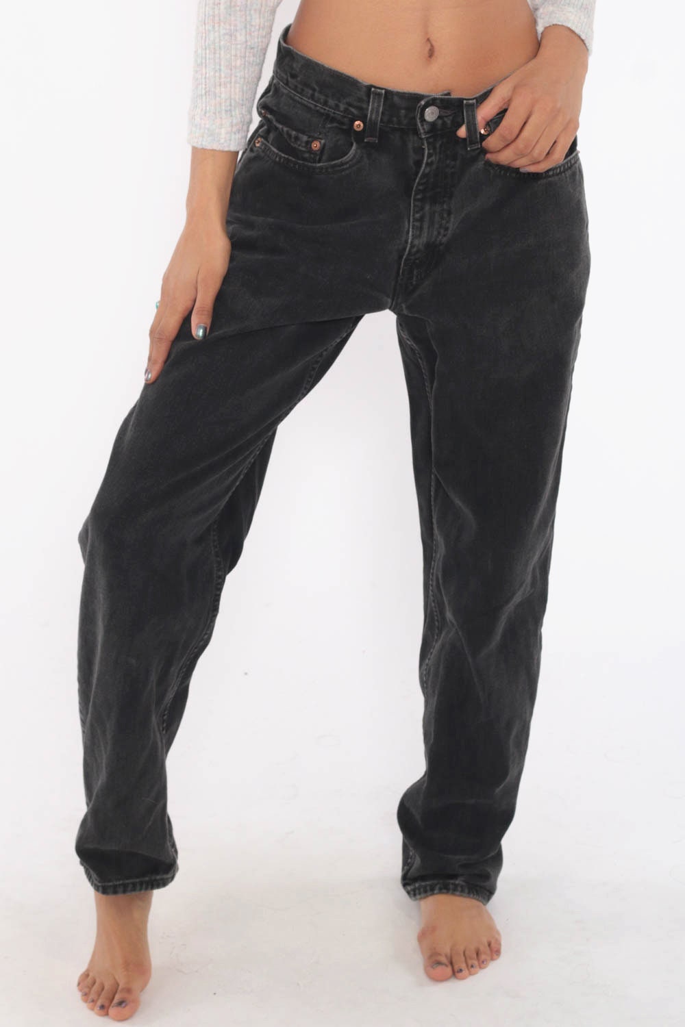 levis black jean
