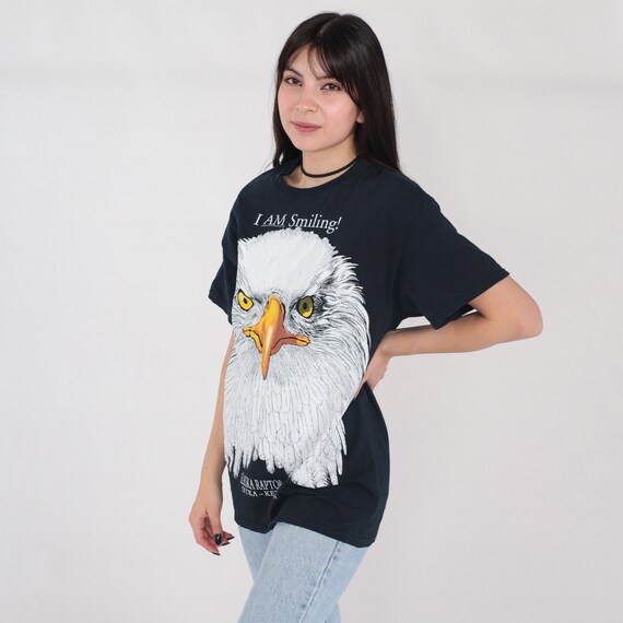 Funny Eagle Shirt Y2K Bird Joke T-shirt Alaska Ra… - image 6