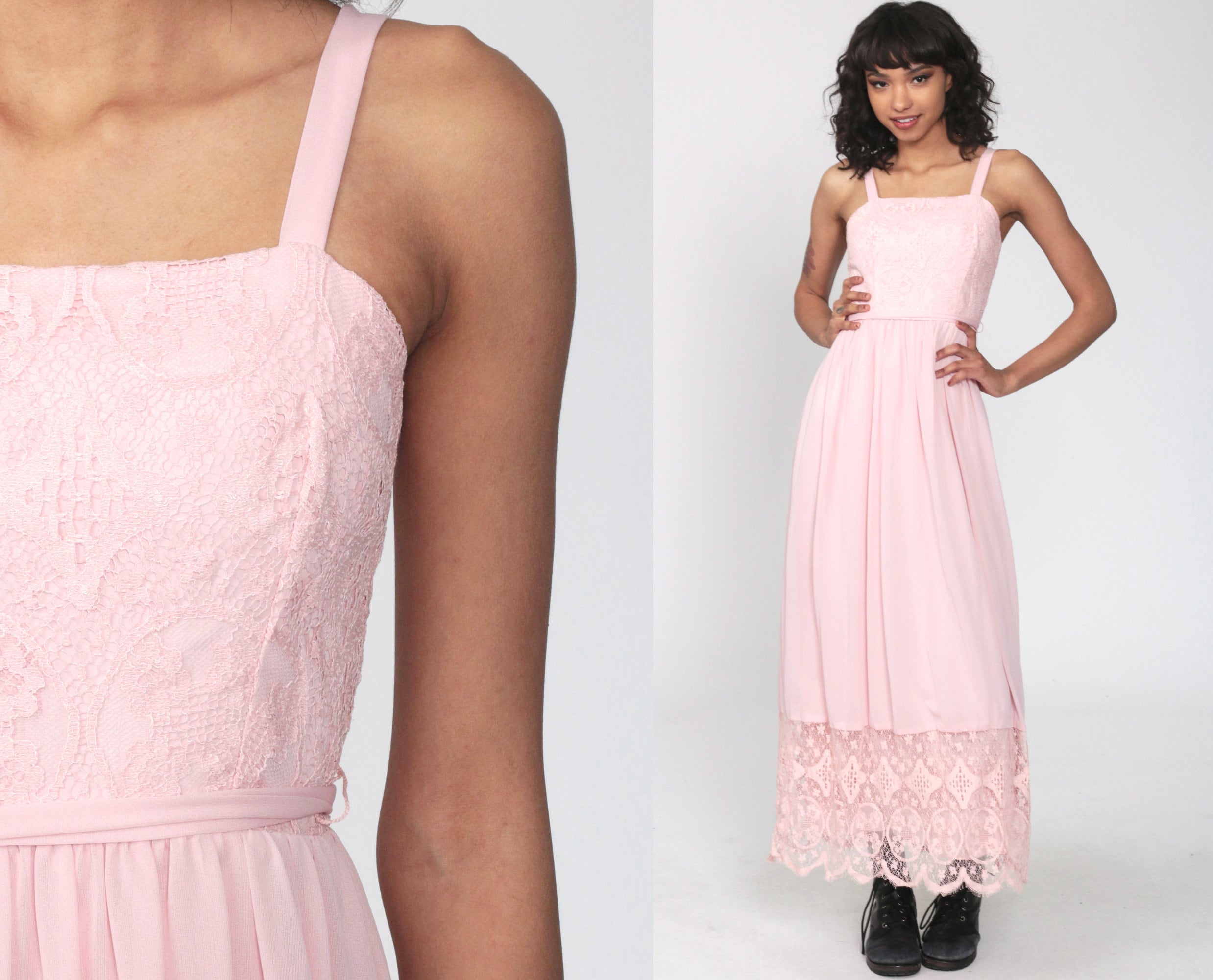 pink lace dress and jacket