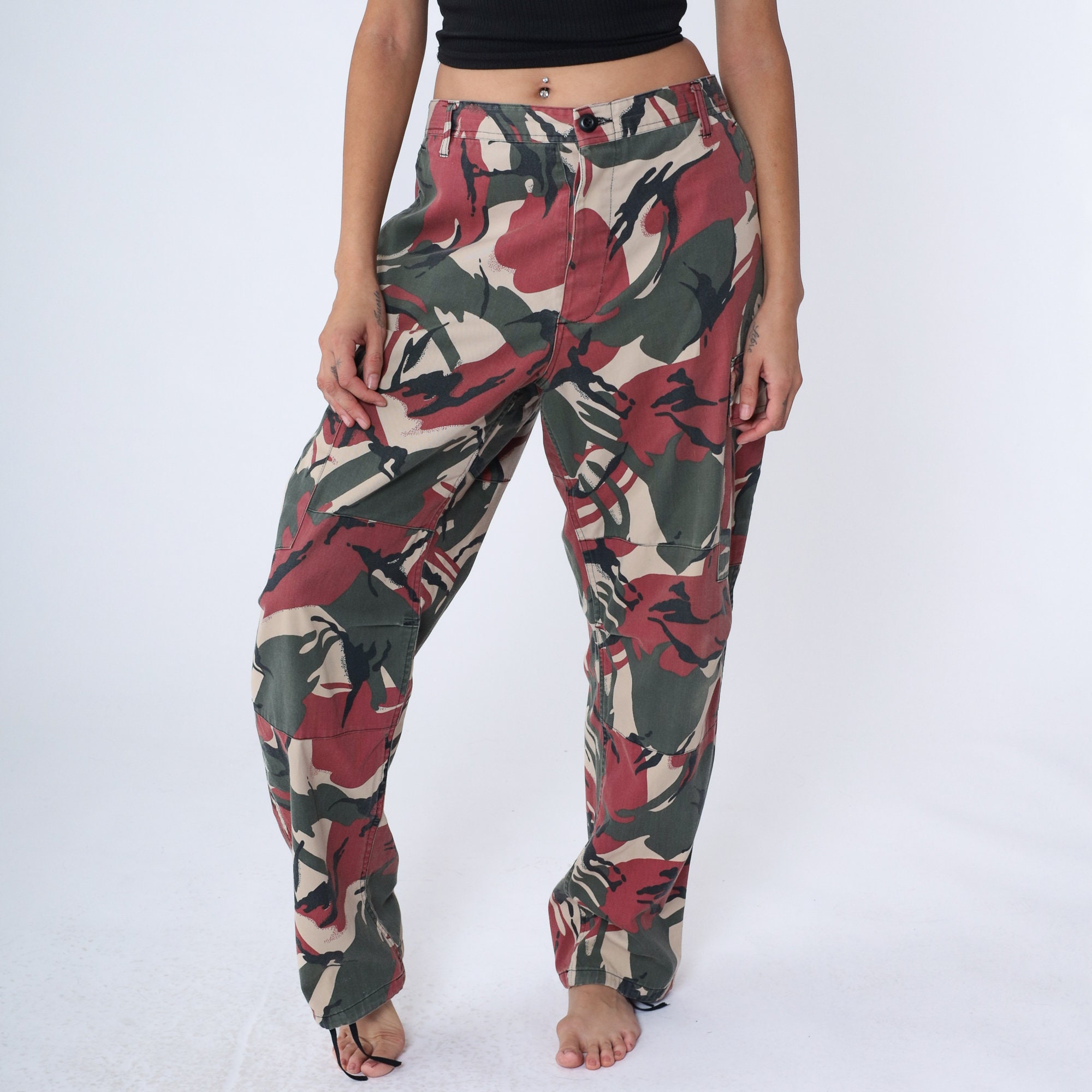Camo Army Pants Y2k Rothco Cargo Pants Military Combat Tactical Camo Army Pants Y2k Rothco Cargo Pants Military Combat Tactical