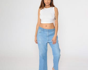 90s Wrangler Jeans Men's 38 Vintage Straight Leg Western 1990s High Rise Waist Denim Pants Blue Size 38 x 29 Short
