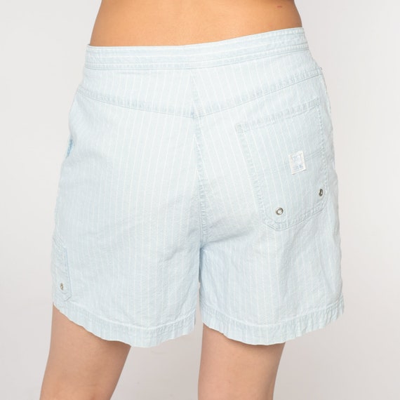 Striped Denim Shorts 90s Ralph Lauren Jean Shorts… - image 9