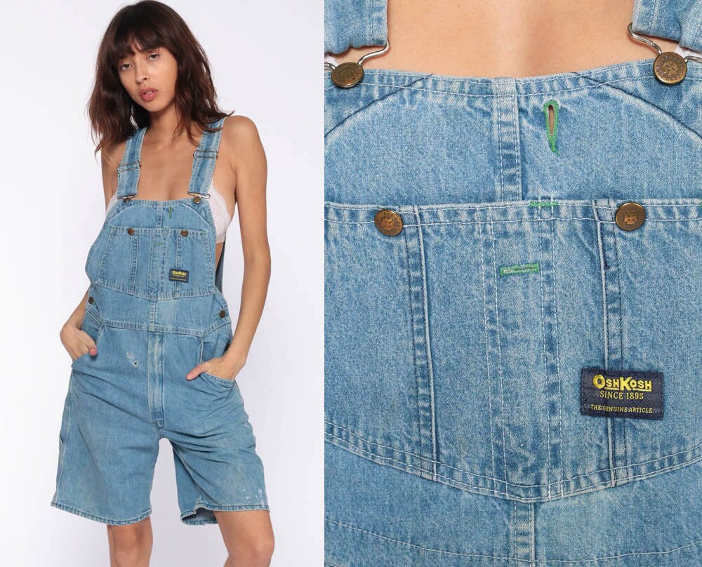 80s overall shorts
