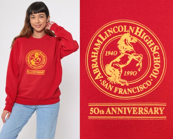 Abraham Lincoln High School Sweatshirt 1990 50th … - image 1