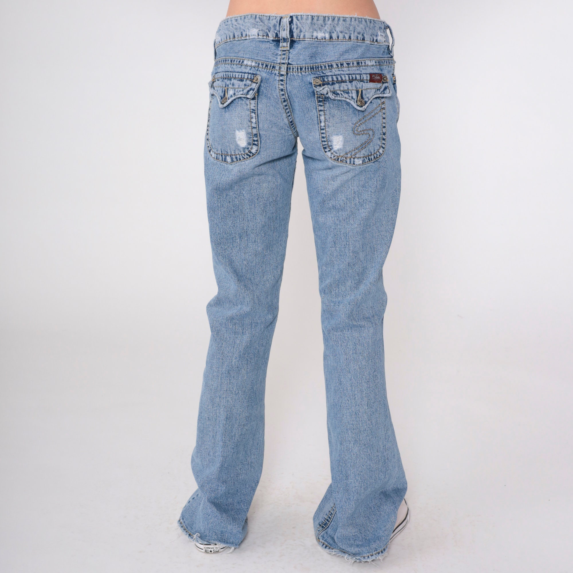 Y2K Flared Jeans Low Rise Jeans 00s Distressed Denim Bell Y2K Flared Jeans Low Rise Jeans 00s Distressed Denim Bell