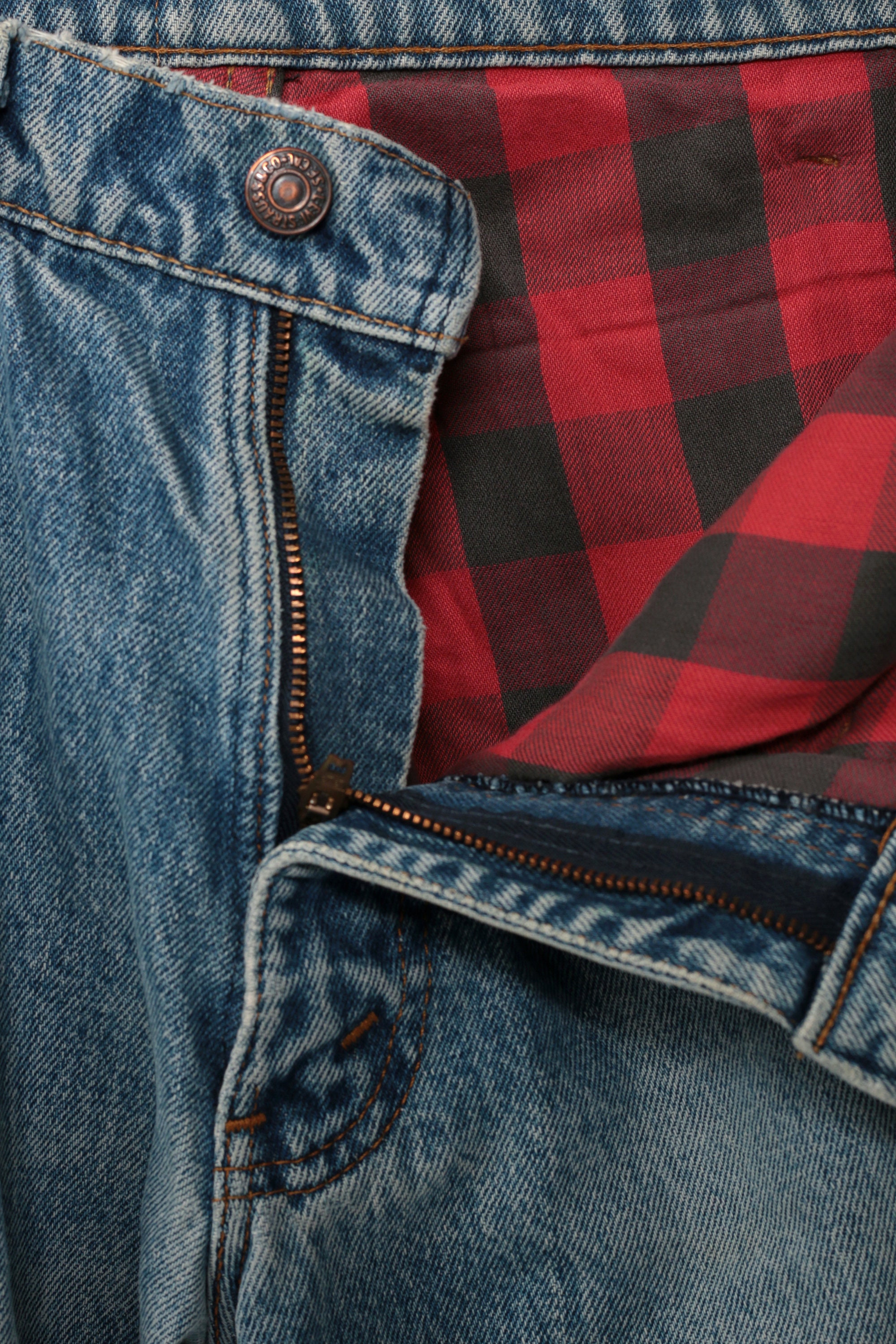 men's flannel lined jeans levis