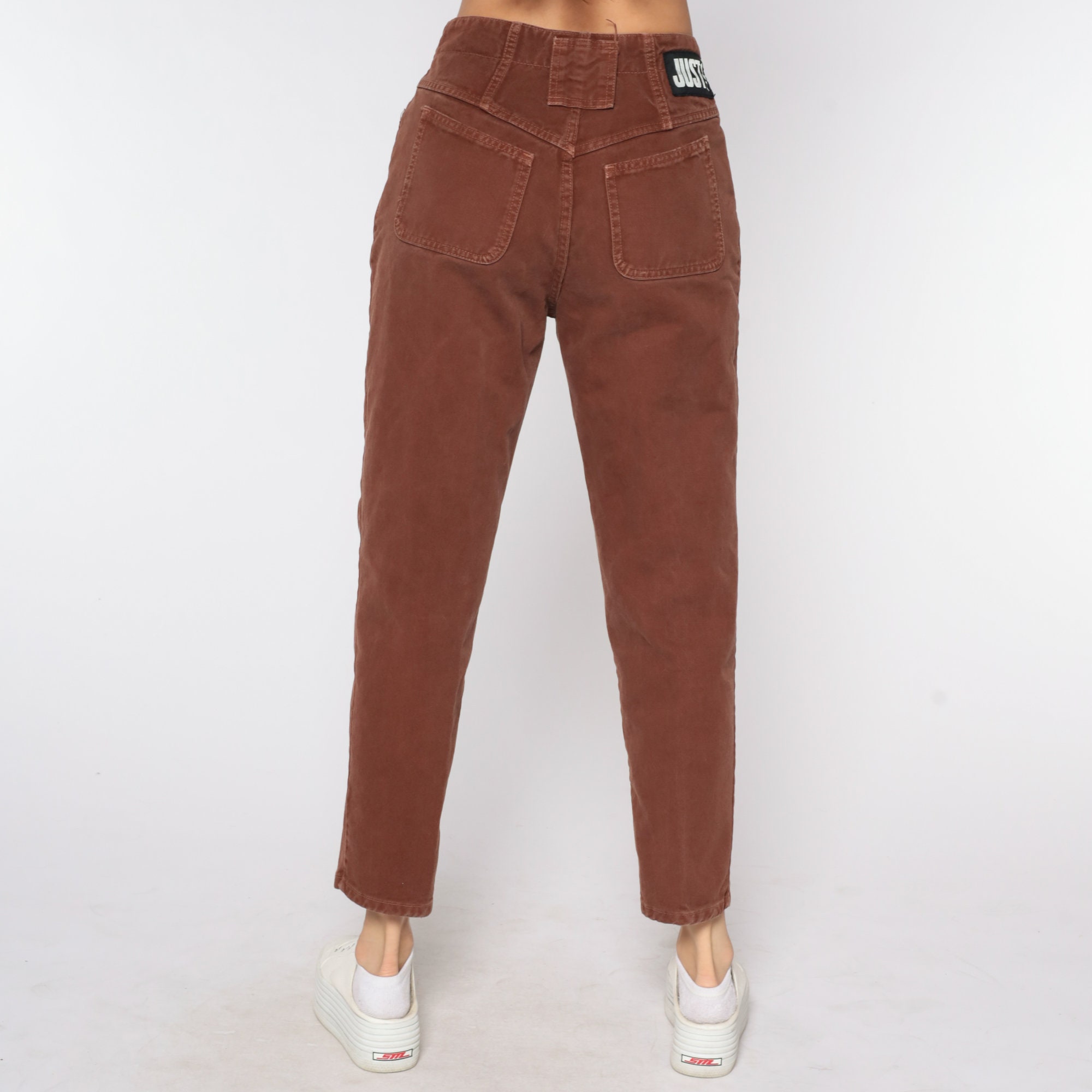 Buy Brown Mom Jeans Colored Jeans 90s Jeans Color High Waist Jeans