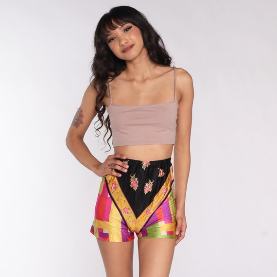 Cat Hippie Psychedelic Women's Shorts