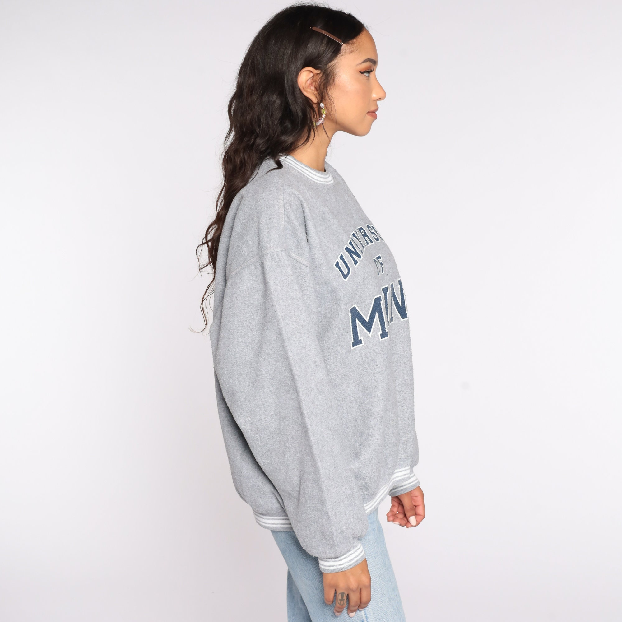 University Of Maine Sweatshirt 90s Fleece Sweatshirt University Shirt ...