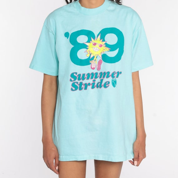 1989 Summer Stride Shirt Library Shirt 80s Readin… - image 6