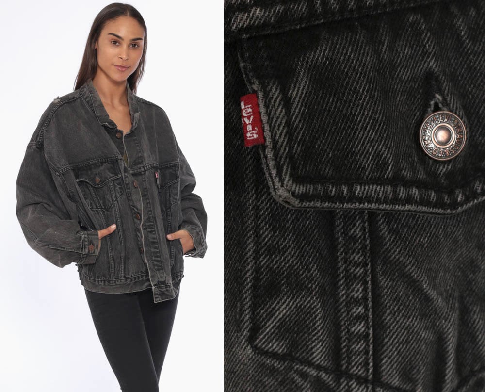 80s Levi´s vintage black jacket コーディロイ-